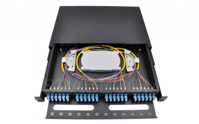 SPACECOM 48芯LC單模抽拉式光纖配線架