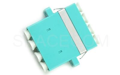 SPACECOM  LC萬兆四聯法蘭盤